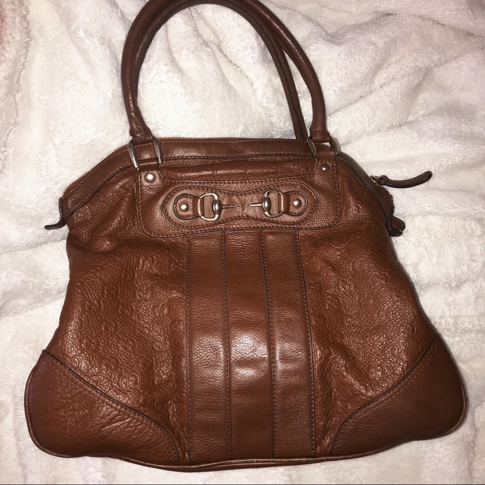 GUCCI soho chain leather Satchel handball